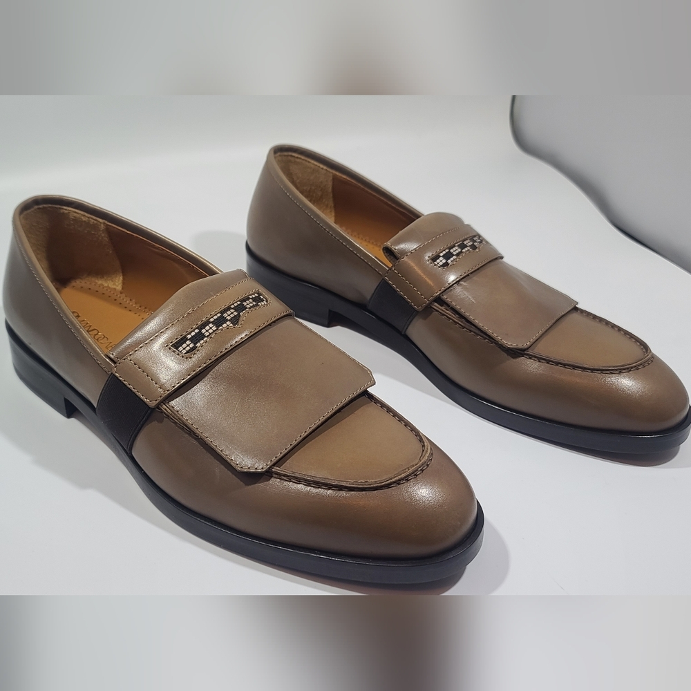 ARMANDO CABRAL BISSAU Slip-on Loafer Size 46 US 13 Color:Cinza Quente